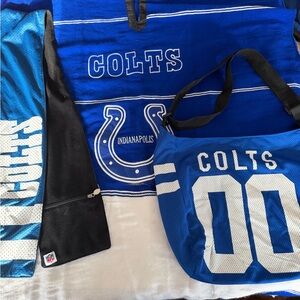 Colts Collection- Poncho, Bag, and scarf